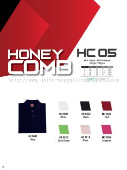 Oren HC05 Baju Cotton Polo Tee Ladies