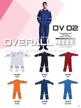 Oren OV02 Cotton Overall Coverall