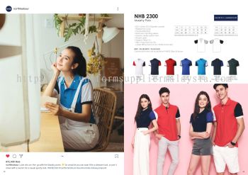 North Harbour NHB 2300 Mix Cotton Collar Polo Shirt