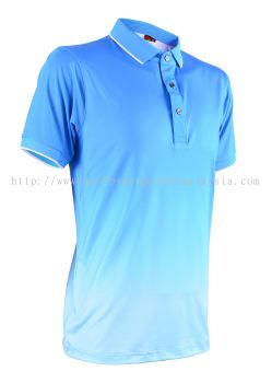 Baju Sublimation Polo Collar T Shirt