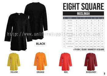 EIGHTSQUARE Cotton Muslimah Roundneck T Shirt  1