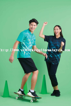 中性款 Mini Eyelet 热升华Polo衫｜全彩定制印刷｜透气速干企业制服、团体服、运动Polo衫 马来西亚