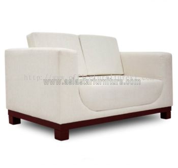 LEXIS TWO SEATER OFFICE SOFA C/W EPOXY METAL BASE - office sofa Sungai way | office sofa Ara Damansara | office sofa Semenyih