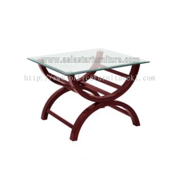 LEXIS SQUARE COFFEE TABLE C/W TEMPERED GLASS TABLE TOP - coffee table Pusat Dagangan NZX | coffee table Dataran Prima | coffee table Bangi