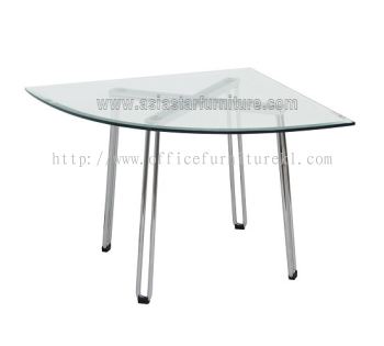 FURA TRIANGLE COFFEE TABLE C/W TEMPERED GLASS TABLE TOP - coffee table Wangsa Maju | coffee table Kepong | coffee table Segambut