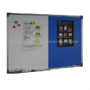 OFFICE COMBINATION BOARD ALUMINIUM FRAME - notice board nilai | notice board sepang | notice board banting