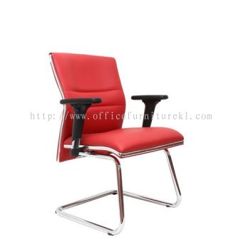 VISITOR DIRECTOR CHAIR | LEATHER OFFICE CHAIR KOTA KEMUNING SELANGOR