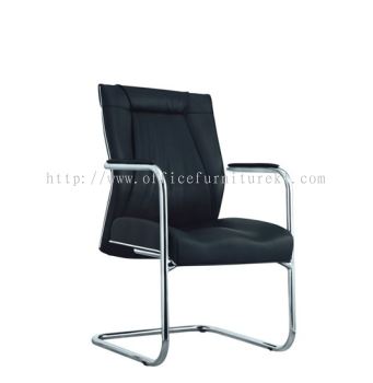 VISITOR DIRECTOR CHAIR | LEATHER OFFICE CHAIR BUKIT JELUTONG SELANGOR