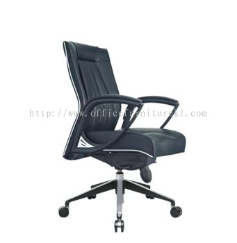 LOW BACK DIRECTOR CHAIR | LEATHER OFFICE CHAIR SUBANG SELANGOR