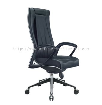 HIGH BACK DIRECTOR CHAIR | LEATHER OFFICE CHAIR PUCHONG SELANGOR