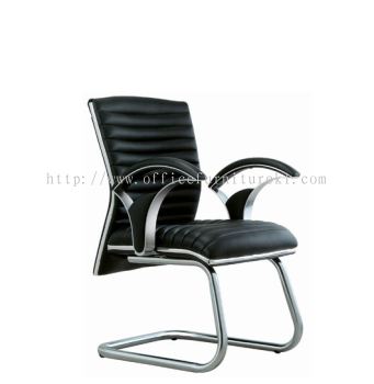 VISITOR DIRECTOR CHAIR | LEATHER OFFICE CHAIR BUKIT JELUTONG SELANGOR