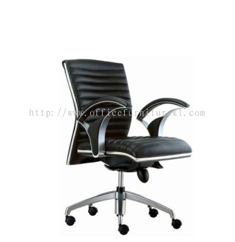 LOW BACK DIRECTOR CHAIR | LEATHER OFFICE CHAIR SUBANG SELANGOR