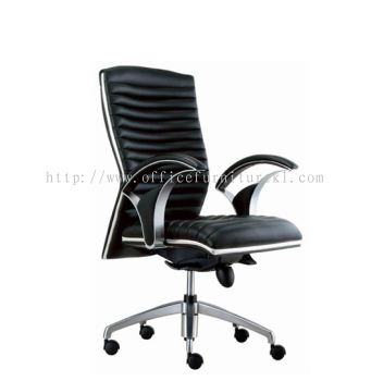 MEDIUM BACK DIRECTOR CHAIR | LEATHER OFFICE CHAIR SUNWAY SELANGOR