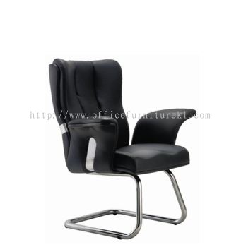 VISITOR DIRECTOR CHAIR | LEATHER OFFICE CHAIR JALAN IPOH KL