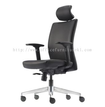 HIGH BACK EXECUTIVE CHAIR | LEATHER OFFICE CHAIR SHAMELIN KL