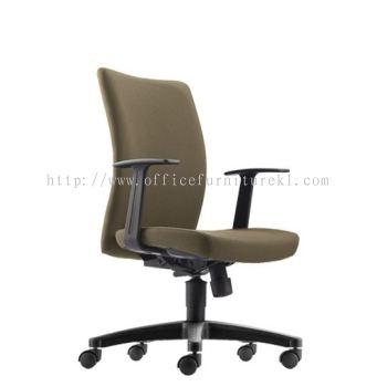 MEDIUM BACK EXECUTIVE CHAIR | LEATHER OFFICE CHAIR SOLARIS DUTAMAS KL