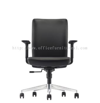 MEDIUM BACK EXECUTIVE CHAIR | LEATHER OFFICE CHAIR PANDAN INDAH SELANGOR