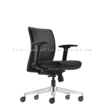 LOW BACK EXECUTIVE CHAIR | LEATHER OFFICE CHAIR PANDAN PERDANA SELANGOR