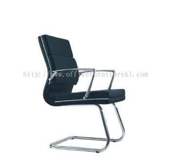 VISITOR EXECUTIVE CHAIR | LEATHER OFFICE CHAIR KEMAMAN TERENGGANU