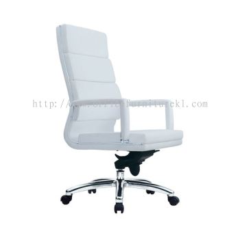 HIGH BACK EXECUTIVE CHAIR | LEATHER OFFICE CHAIR SUNGAI PETANI KEDAH