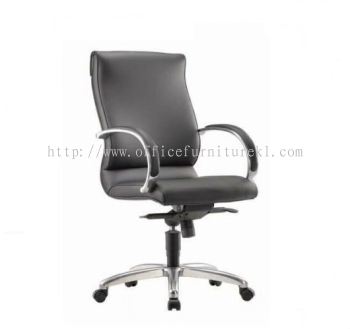 MEDIUM BACK EXECUTIVE CHAIR | LEATHER OFFICE CHAIR KAJANG SELANGOR