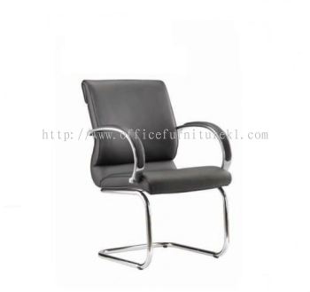 VISITOR EXECUTIVE CHAIR | LEATHER OFFICE CHAIR KELANA JAYA SELANGOR