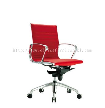 LOW BACK EXECUTIVE CHAIR | LEATHER OFFICE CHAIR SUNWAY SELANGOR