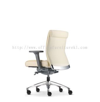 LOW BACK EXECUTIVE CHAIR | LEATHER OFFICE CHAIR SOLARIS DUTAMAS KL 