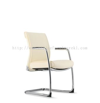 VISITOR EXECUTIVE CHAIR | LEATHER OFFICE CHAIR JALAN IPOH KL