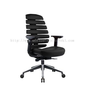 MEDIUM BACK EXECUTIVE CHAIR | LEATHER OFFICE CHAIR BANGI SELANGOR