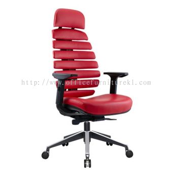 HIGH BACK EXECUTIVE CHAIR | LEATHER OFFICE CHAIR CYBERJAYA WP