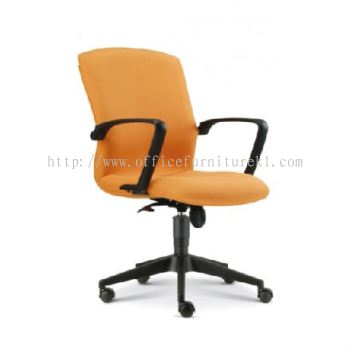 FIGHTER LOW BACK STANDARD CHAIR | FABRIC OFFICE CHAIR KOTA DAMANSARA PJ