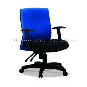 LOW BACK OFFICE CHAIR | FABRIC OFFICE CHAIR PJ SELANGOR