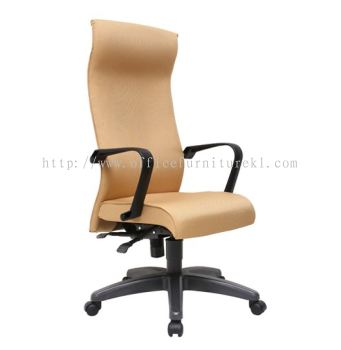 JENSI HIGH BACK STANDARD CHAIR | FABRIC OFFICE CHAIR SEREMBAN N.SEMBILAN