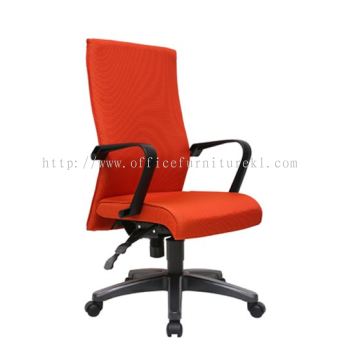 JENSI MEDIUM BACK STANDARD CHAIR | FABRIC OFFICE CHAIR MUAR JOHOR