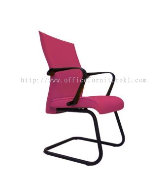 JENSI VISITOR STANDARD CHAIR | FABRIC OFFICE CHAIR KOTA BAHRU KELANTAN