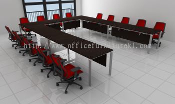 CUSTOMISED CONFERENCE OFFICE TABLE 2- meeting table ttdi | meeting table damansara kim | meeting table wangsa maju