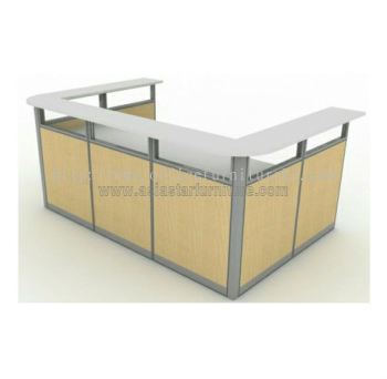 SUPERIOR RECEPTION COUNTER OFFICE TABLE - reception counter office table kl eco city | reception counter office table jalan p.ramlee | reception counter office table jalan binjai