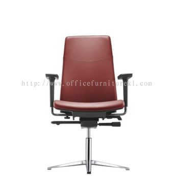 VISITOR EXECUTIVE CHAIR | LEATHER OFFICE CHAIR SUBANG SELANGOR