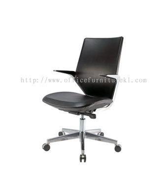 MEDIUM BACK EXECUTIVE CHAIR | LEATHER OFFICE CHAIR SETAPAK KL