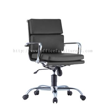 LOW BACK EXECUTIVE CHAIR | LEATHER OFFICE CHAIR SERDANG SELANGOR