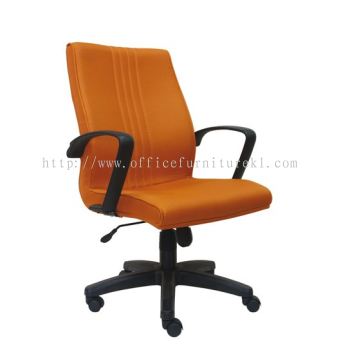 LINER MEDIUM BACK STANDARD CHAIR | FABRIC OFFICE CHAIR SERDANG SELANGOR