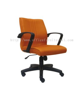 LINER LOW BACK STANDARD CHAIR | FABRIC OFFICE CHAIR BALAKONG SELANGOR