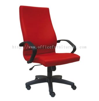 VIPSA STANDARD HIGH BACK FABRIC CHAIR C/W POLYPROPYLENE BASE