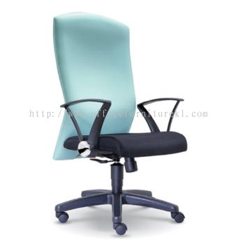 MOSIS HIGH BACK STANDARD CHAIR | FABRIC OFFICE CHAIR KLANG SELANGOR