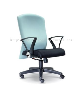 MOSIS MEDIUM BACK STANDARD CHAIR | FABRIC OFFICE CHAIR PORT KLANG SELANGOR