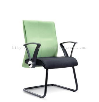 DISS VISITOR STANDARD CHAIR | FABRIC OFFICE CHAIR ARA DAMANSARA PJ