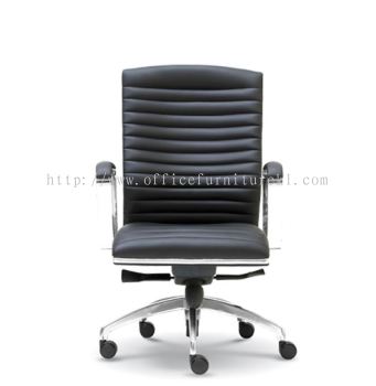 MEDIUM BACK DIRECTOR CHAIR | LEATHER OFFICE CHAIR SELAYANG SELANGOR