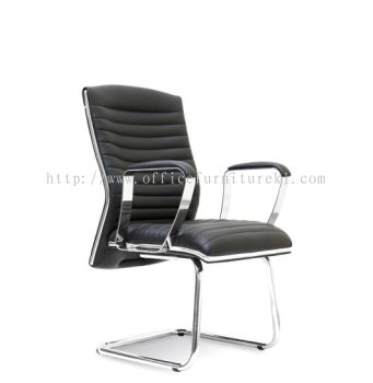 VISITOR DIRECTOR CHAIR | LEATHER OFFICE CHAIR SERDANG KL SELANGOR