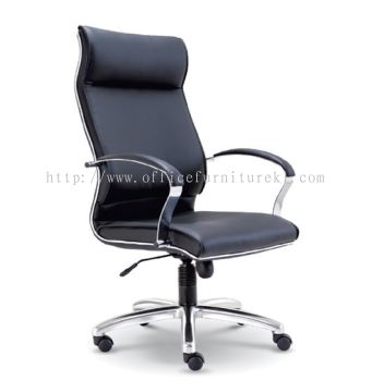 HIGH BACK DIRECTOR CHAIR | LEATHER OFFICE CHAIR MUTIARA DAMANSARA PJ